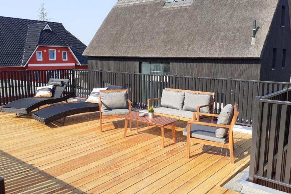 Вилла Fh Magnolia Fuer 12 Pers. Mit Terrasse + Dachterasse Борн Экстерьер фото
